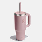 24oz All Around Travel Tumbler כוס שתיה עם ידית צד וקש